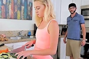 Perverted Blond Stepsister Kenzie Kai Gets Intimate With Her Stepbrother